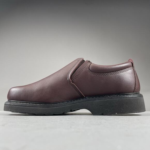 Work America Responder II Mens 10 D Brown Slip On Work Loafer Boot Oil Resistant - Picture 7 of 9